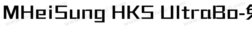 MHeiSung HKS UltraBo字体转换